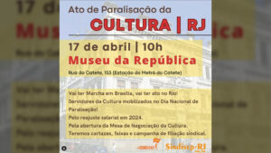 Read more about the article Sindisep – RJ avisa: Vai ter marcha em Brasília. Vai ter ato no Rio.