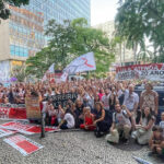 Grevistas da Cultura realizam ato no Capanema e entregam carta ao Presidente Lula